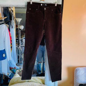 COPY - Kut from the Cloth Brown Corduroy Midrise Skinny Jeans